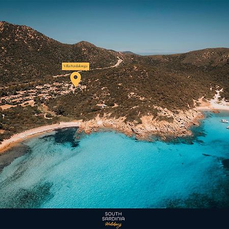 Villa Perdalonga, Vista Mare Sea View Tuerredda Teulada Kültér fotó