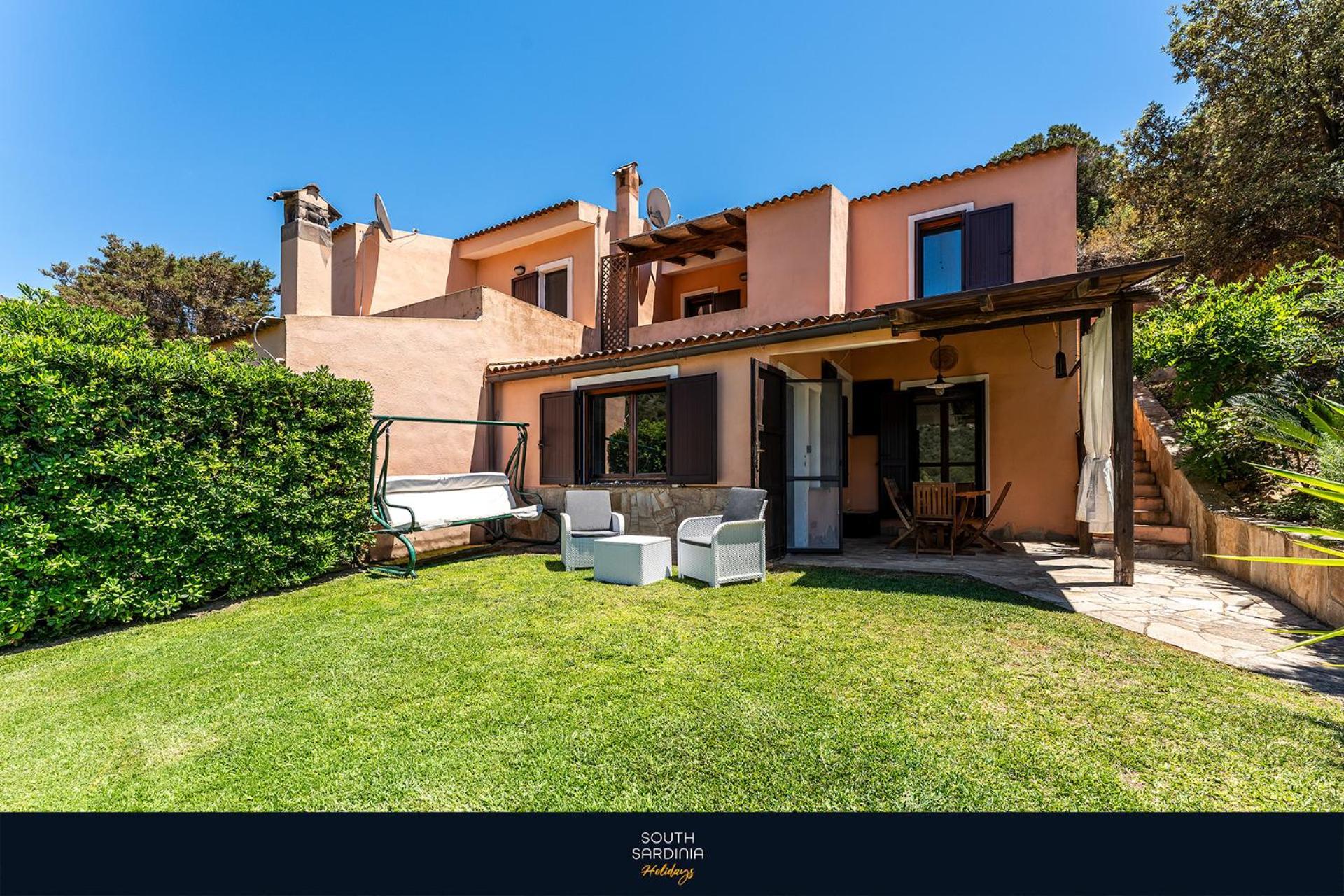 Villa Perdalonga, Vista Mare Sea View Tuerredda Teulada Kültér fotó